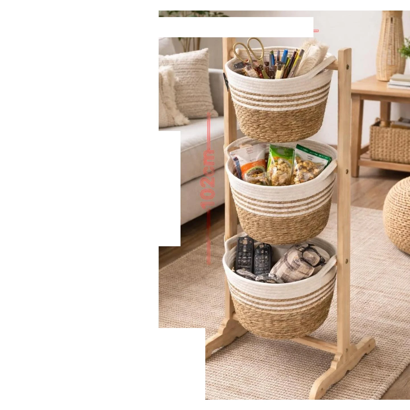 Raft Organizues Me 3 Shporta