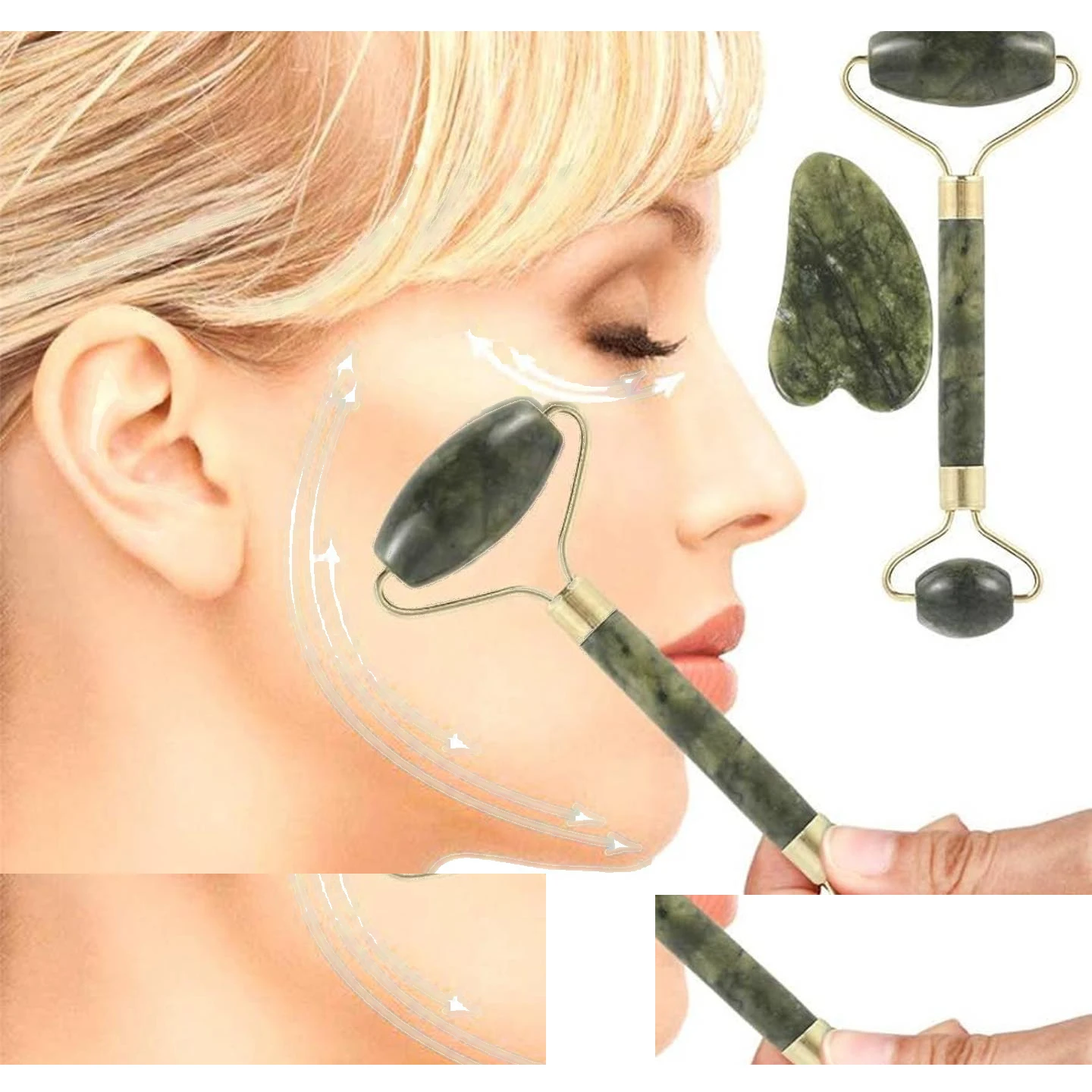 Rrotull Masazhi Jade + Gua Sha